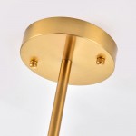 Zephyr Luxury 6-Lights Globe Glass Chandelier