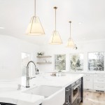Zevran Farmhouse Metal Cone Fabric Pendant Light