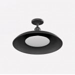 Khyler Scandinavian Carbonized Steel Round Waterproof Ceiling Light