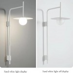 Pyris Scandinavian Minimalist Metal Swing Arm Wall Lamp