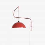 Thalys Minimalist Adjustable Swing Long Arm Dome Sconce