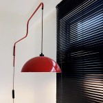 Thalys Minimalist Adjustable Swing Long Arm Dome Sconce