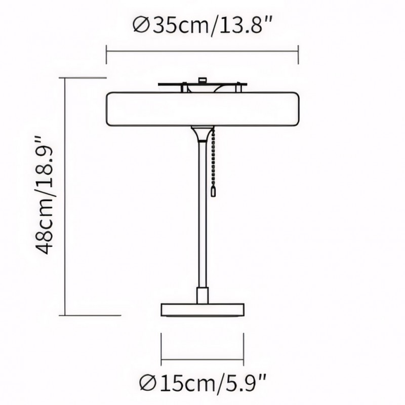 Roberto Nordic Revolve Table Lamp