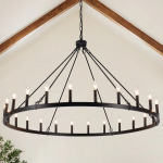 Luna Cream White Bubble Glass Chandelier