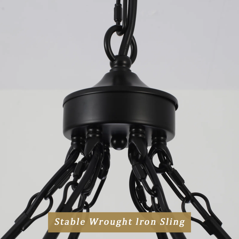 Raeth Farmhouse 24 Lights Wagon Wheel Candle Style Chandelier
