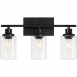 Lynor Classic Farmhouse Clear Glass Triple Sconce