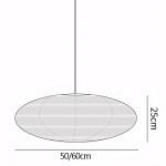 Gino Japanese Rice Paper Lantern Pendant Light