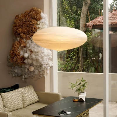 Gino Japanese Rice Paper Lantern Pendant Light