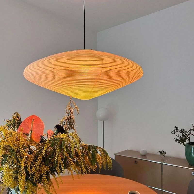 Gino Japanese Rice Paper Lantern Pendant Light