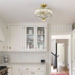 Parnika Luxury Carved Crystal Drum Semi Flush Chandelier
