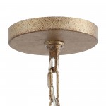 Bradley Industrial Distressed Metal Drum Shade Chandelier