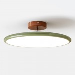 Nymirra Modern Ribbed Glass Flush Mount Ceiling Light