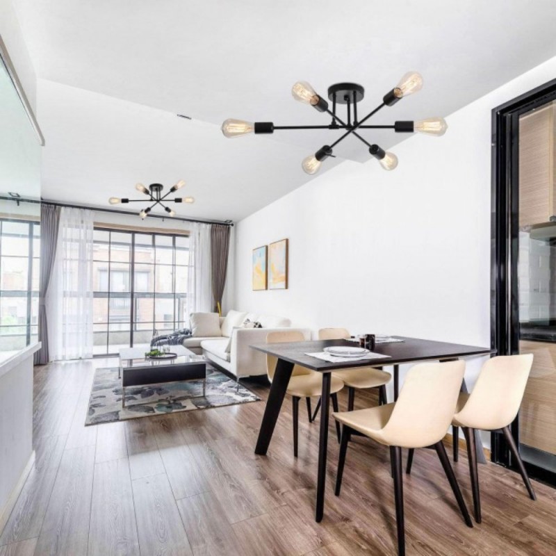 Liam Nordic Semi Flush Mount Ceiling Light