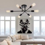 Liam Nordic Semi Flush Mount Ceiling Light