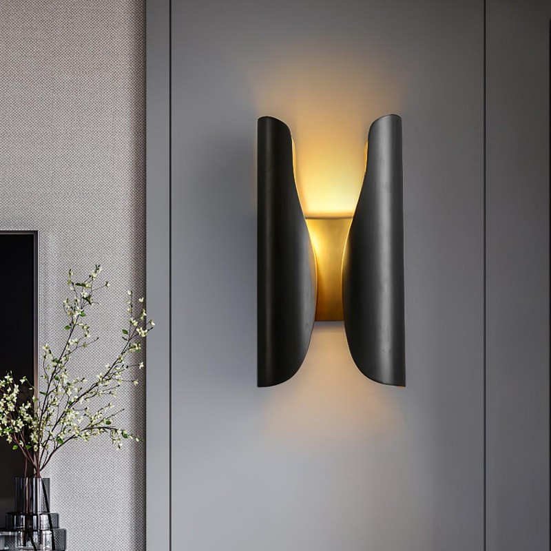 Thoven Modern H-Shaped Metal Wall Sconce