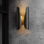 Thoven Modern H-Shaped Metal Wall Sconce