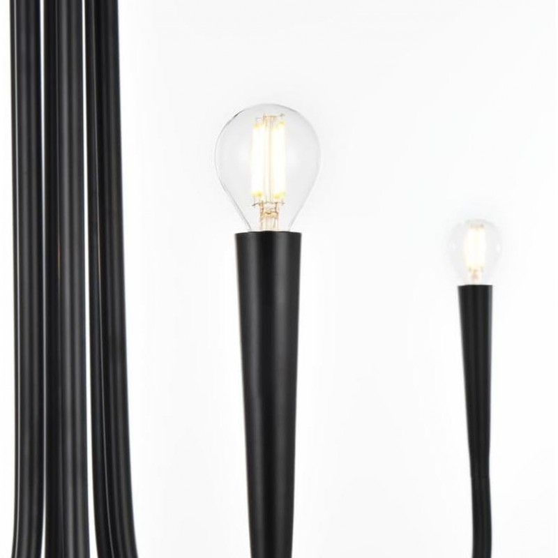 Luren Light Luxury Candle Iron Branch Chandelier