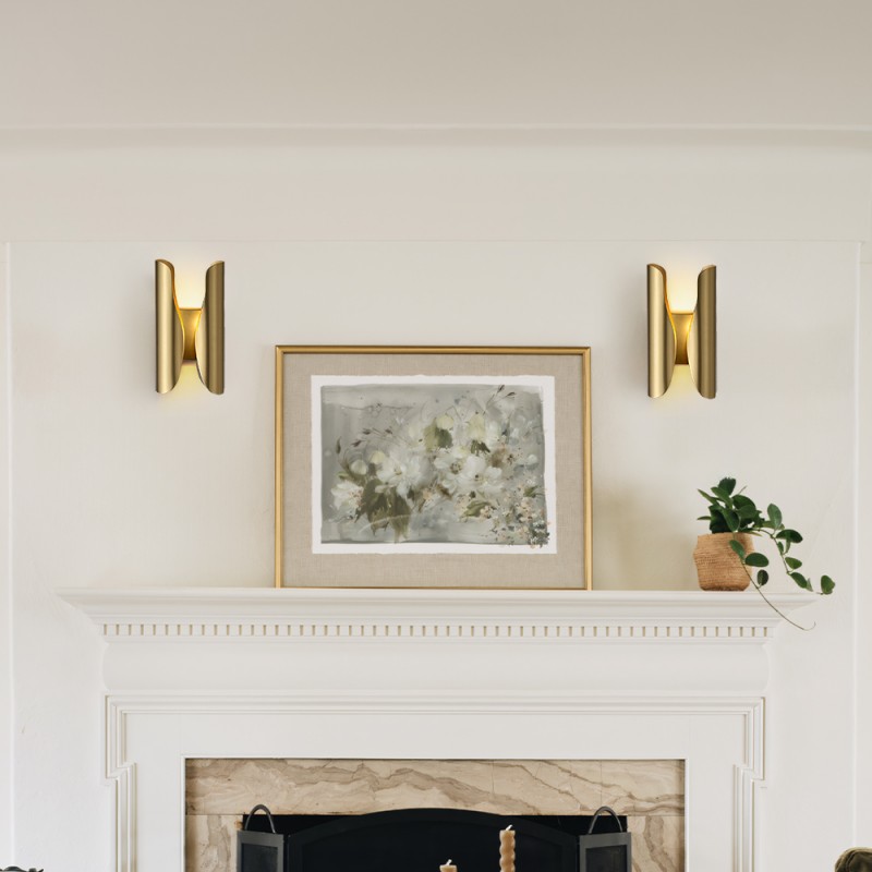 Thoven Modern H-Shaped Metal Wall Sconce