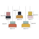 Vesperia Nordic Macaron Pendant Light for Round Dining Table