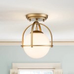 Aurea Vintage Globe Flush Mount Ceiling Light