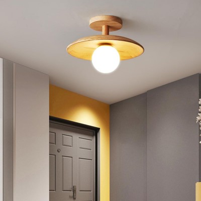 Oza Wooden Plafon Ceiling Light