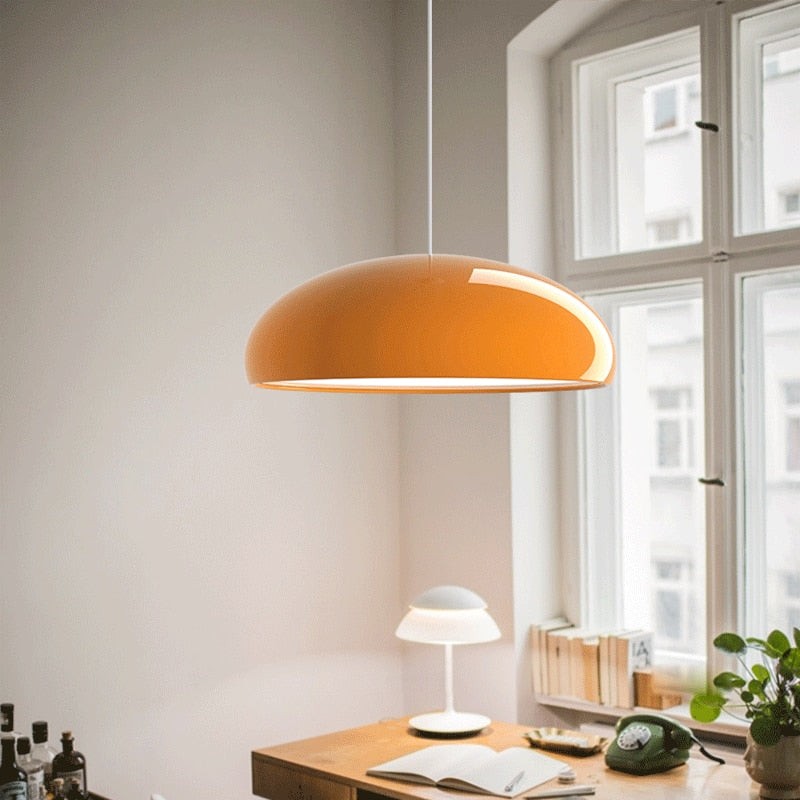 Radiara ‎Minimalist Color Metal Bowl Pendant Light