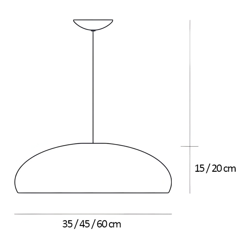 Radiara ‎Minimalist Color Metal Bowl Pendant Light