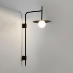 Pyris Scandinavian Minimalist Metal Swing Arm Wall Lamp