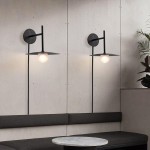 Pyris Scandinavian Minimalist Metal Swing Arm Wall Lamp