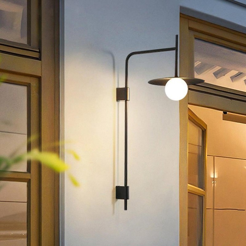 Pyris Scandinavian Minimalist Metal Swing Arm Wall Lamp