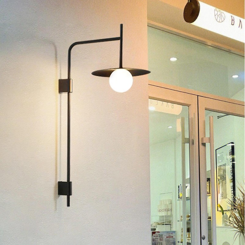 Pyris Scandinavian Minimalist Metal Swing Arm Wall Lamp