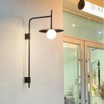 Pyris Scandinavian Minimalist Metal Swing Arm Wall Lamp