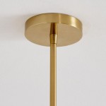 Bertie Farmhouse Alabaster Dome Pendant Light