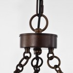 Ezra Vintage Bronze Industrial Pendant Light with Drum Shade