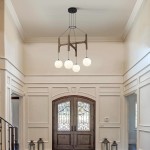 Astraea Farmhouse Wooden Branch Milk Glass Globe Chandelier