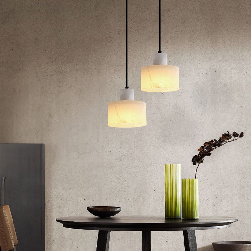 Zore Modern Alabaster Shade White Classic Pendant Light