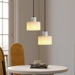 Zore Modern Alabaster Shade White Classic Pendant Light