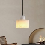 Zore Modern Alabaster Shade White Classic Pendant Light