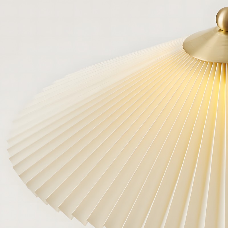 Isha Pleated Shade Table Lamp