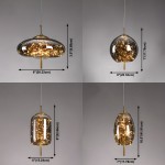 Atria Luxury Led Geometric Globe Sprinkle Pendant Light