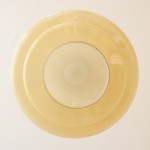 Derwent Bauhaus Cream Yellow Glass Pendant Light