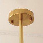 Derwent Bauhaus Cream Yellow Glass Pendant Light