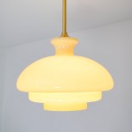 Delphin Colorful Swing Arm Flying Saucer Pendant Light