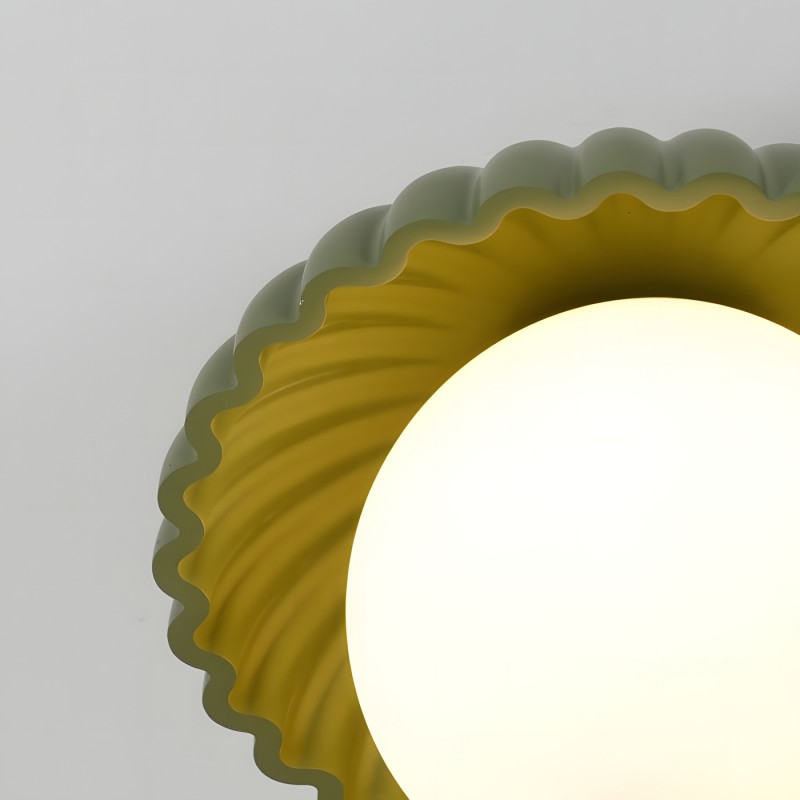 Brynley Cream Style Metal Flower Ceiling Light