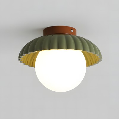 Brynley Cream Style Metal Flower Ceiling Light
