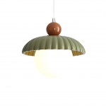 Brynley Cream Style Glass Flower Pendant Light