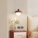Brynley Cream Style Glass Flower Pendant Light