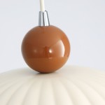 Brynley Cream Style Glass Flower Pendant Light