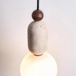 Nathanael Modern Travertine Three Ring Pendant Light