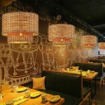 Harland Beachy Natural Rattan Double Drum Pendant Light